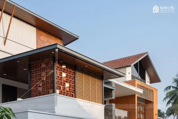 Tropical Contemporary Home in Kochi, Kerala | Saveeto Architects